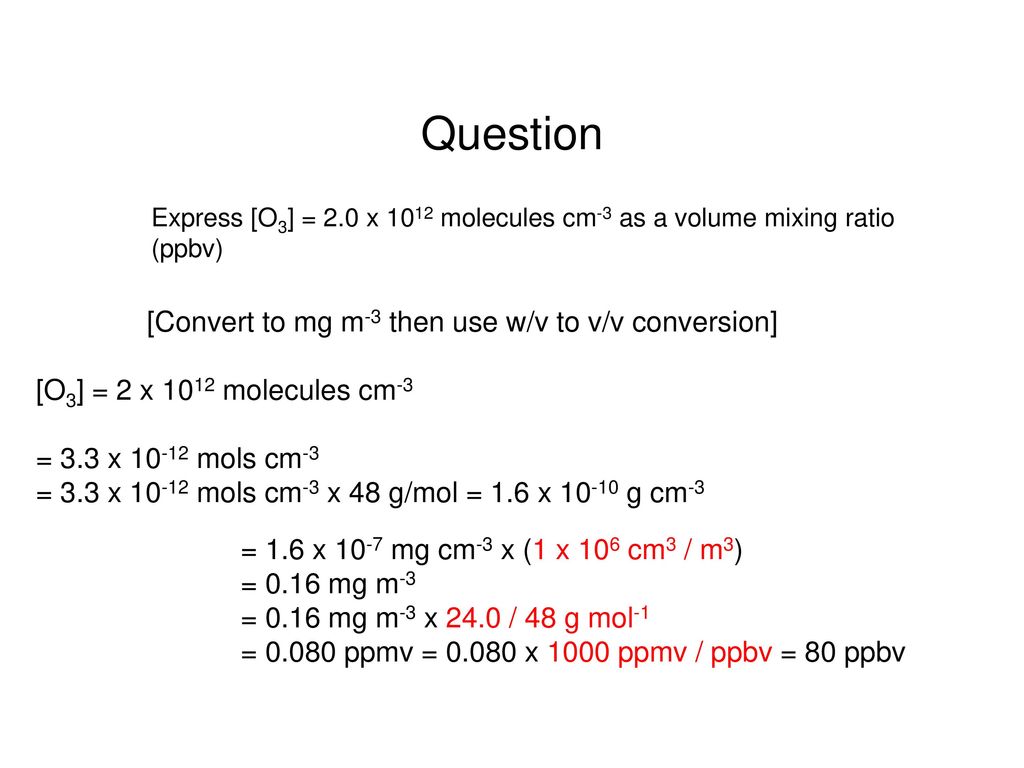 how to calculate ppm from mol how to calculate ppm from mol